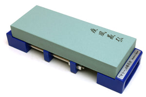 Yoshihiro Toishi Sharpening Stone/Stone Fixer Whetstone 400 Grit and Vise Sharpening Base Holder SET