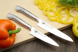 Yoshihiro Hayate Inox Aus-8 Petty Utility Japanese Chefs Knife Integrated Stainless Handle