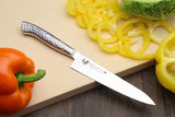 Yoshihiro Hayate Inox Aus-8 Petty Integrated Stainless Handle Japanese Chefs Utility Knife