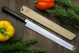 Yoshihiro Suminagashi Blue Steel #1 Sakimaru Takobiki Sushi Sashimi Slicing Japanese Chef Knife