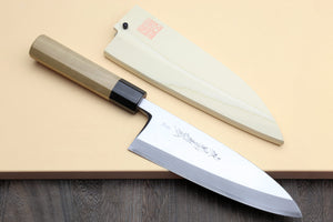 Yoshihiro Hongasumi Blue Steel Deba fish fillet Chef knife