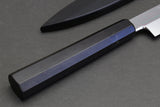 Yoshihiro Ginsan Honyaki Mirror Polished Yanagi Japanese Sushi Sashimi Chef Knife with Premium Ebony Handle