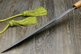 Yoshihiro Aonamiuchi Blue Steel #1 Yanagi Sushi Sashimi Japanese Knife Ryu Dragon Ebony Handle