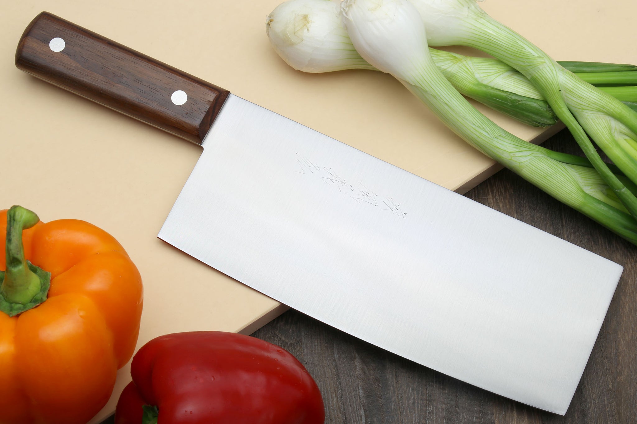 Yoshihiro High Carbon White Steel #2 Chinese Cleaver Vegetable Cutter –  Yoshihiro Cutlery