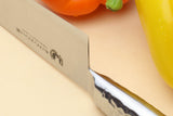Yoshihiro Hayate Inox Aus-8 Kiritsuke Japanese Multipurpose Chefs Knife Integrated Stainless Handle