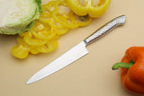 Yoshihiro Hayate Inox Aus-8 Petty Utility Japanese Chefs Knife Integrated Stainless Handle