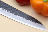 Yoshihiro Kurouchi Super Blue Steel Stainless Clad Gyuto Multipurpose Japanese Chef Knife