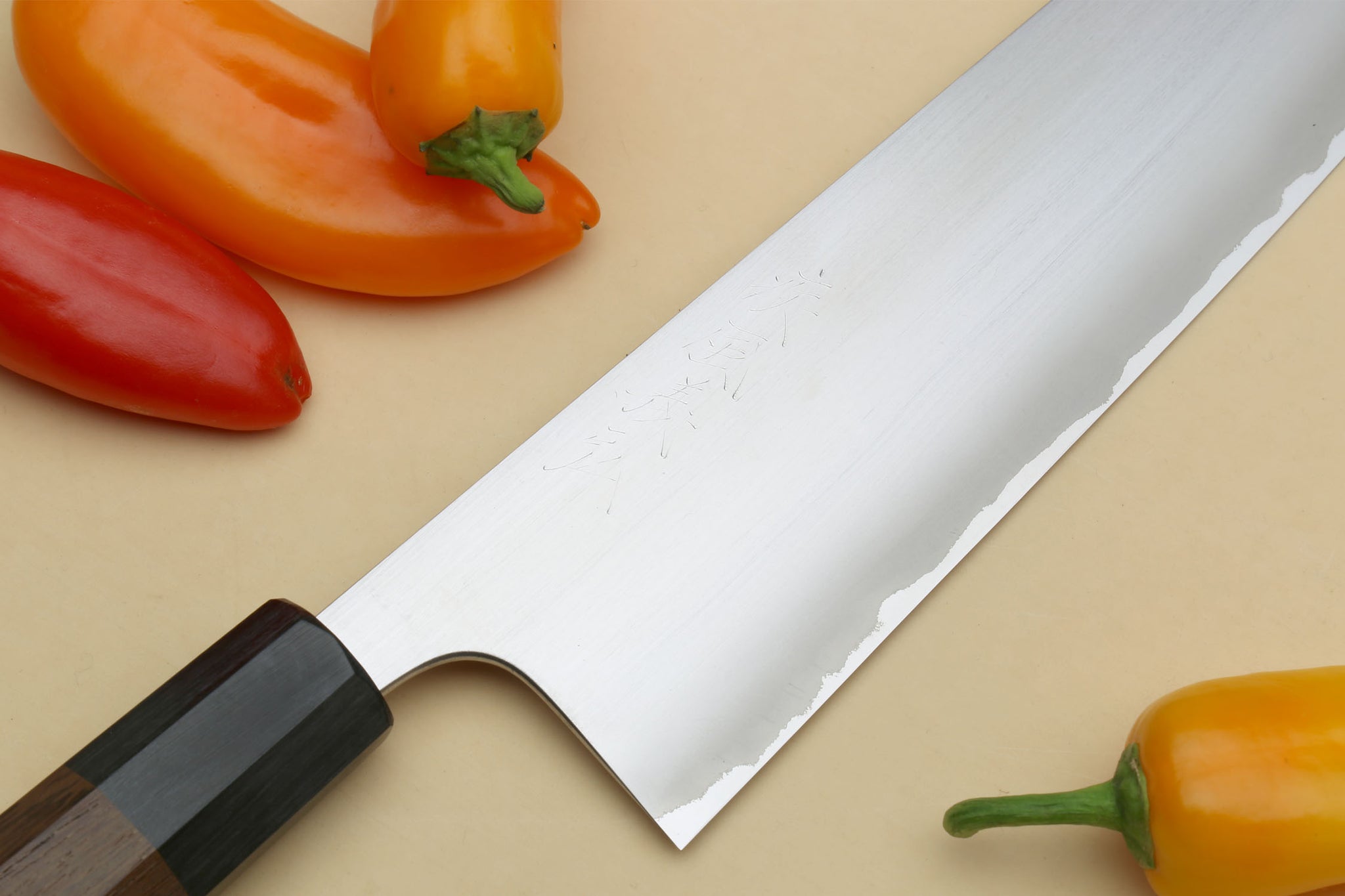 Yoshihiro Blue High Carbon Steel #1 Masashi Kurouchi Series Gyuto Japa –  Yoshihiro Cutlery