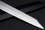 Yoshihiro Mizu Yaki Suminagashi Ginsanko High Carbon Stain Resistant Steel Yanagi Kiritsuke Sushi Sashimi Japanese Knife