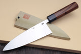Yoshihiro Hongasumi Ginsan (hakugin) High Carbon Stain Resistant Deba Fish Fillet Knife Shitan Rosewood Handle Single Bolster