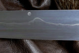 Yoshihiro Mizu Yaki Honyaki Mirror-Finished Mt. Fuji with Full Moon Gyuto Chefs Knife with Ebony Handle