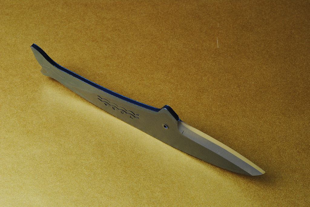 Yoshihiro Shiroko High Carbon Steel Kurouchi KUJIRA Whale Japanese Utility Knife (Whale D Type)