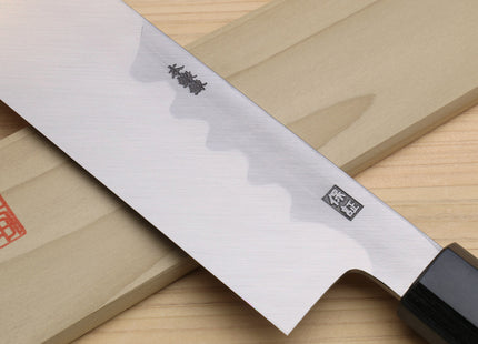 Yoshihiro Aonamiuchi Blue Steel Edo Usuba Japanese Vegetable Knife Shitan Rosewood