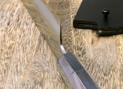 Yoshihiro Ginsan High Carbon Stainless Steel Gyuto Chefs Knife Ebony Handle