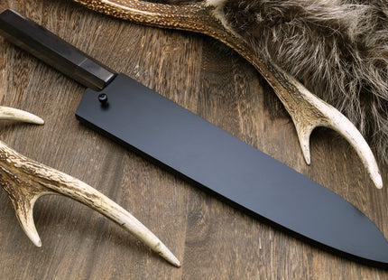 Yoshihiro Ginsan High Carbon Stainless Steel Gyuto Chefs Knife Ebony Handle
