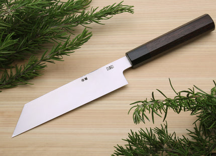 Yoshihiro Ginsan Semi-stainless Kenmuki Single Edged Vegetable Knife