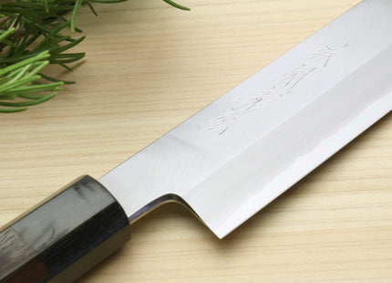 Yoshihiro Ginsan Semi-stainless Kenmuki Single Edged Vegetable Knife