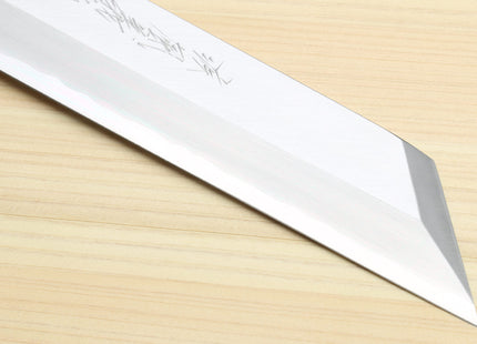 Yoshihiro Ginsan Semi-stainless Kenmuki Single Edged Vegetable Knife