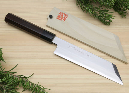 Yoshihiro Ginsan Semi-stainless Kenmuki Single Edged Vegetable Knife