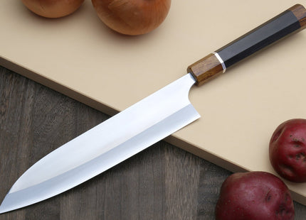 Yoshihiro Hayate Zdp-189 Super High Carbon Stainless Steel Gyuto Chefs Knife Premium Ebony Handle