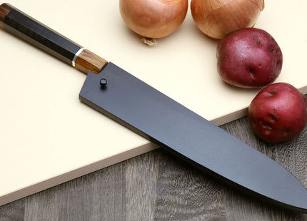 Yoshihiro Hayate Zdp-189 Super High Carbon Stainless Steel Gyuto Chefs Knife Premium Ebony Handle