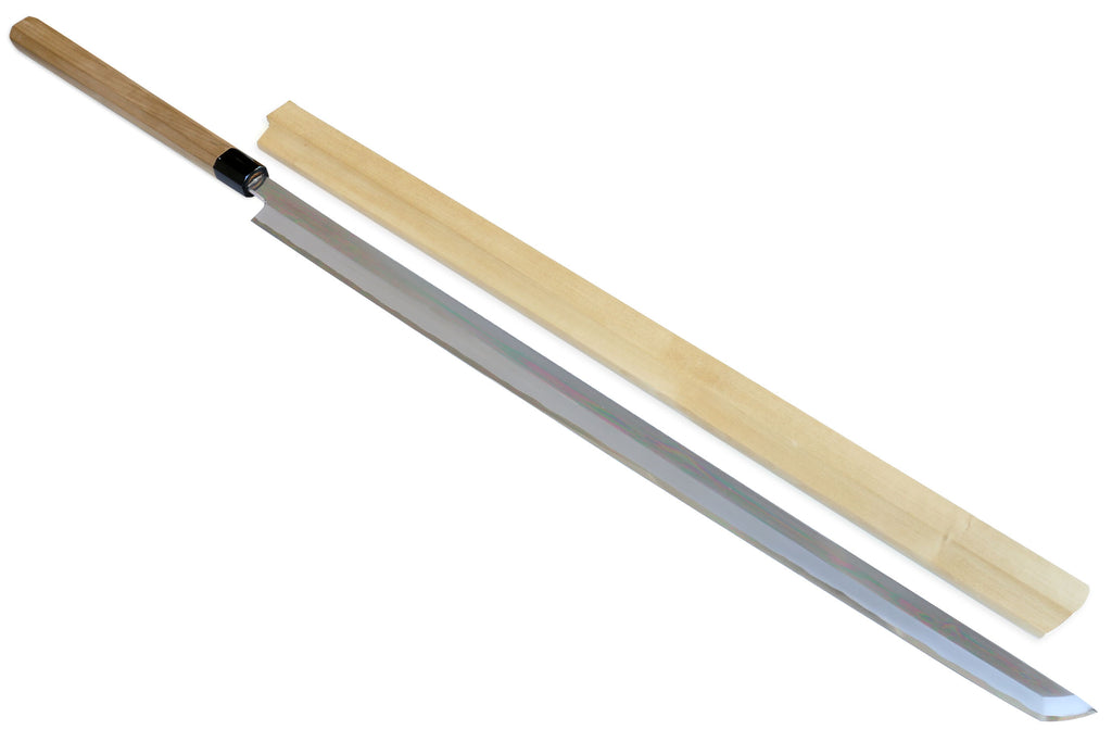Yoshihiro Heisei Hongasumi Aoko Blue Steel #1 Single Edged Maguro Bocho Tuna Knife 29.5" (750mm)