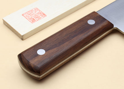 Yoshihiro High Carbon White Steel #2 Chinese Cleaver Vegetable Cutter Multipurpose Chef Knife
