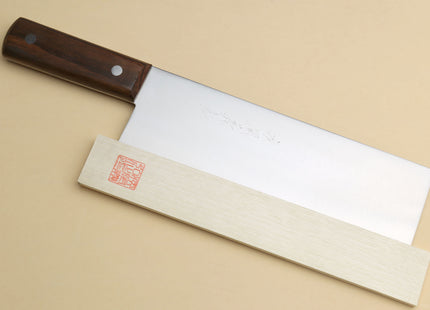 Yoshihiro High Carbon White Steel #2 Chinese Cleaver Vegetable Cutter Multipurpose Chef Knife