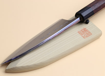 Yoshihiro Hongasumi Blue Steel Deba fish fillet Chef knife Shitan handle