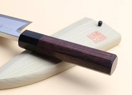 Yoshihiro Hongasumi Blue Steel Deba fish fillet Chef knife Shitan handle