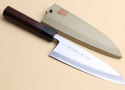 Yoshihiro Hongasumi Blue Steel Deba fish fillet Chef knife Shitan handle