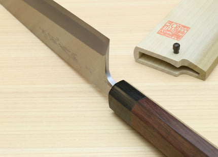 Yoshihiro Hongasumi Blue Steel Mioroshi Filet Sushi Sashimi Japanese Chef Knife with Rosewood Handle