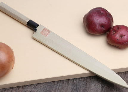 Yoshihiro Hongasumi Blue Steel Yanagi Sushi Sashimi Japanese Knife Magnolia Handle