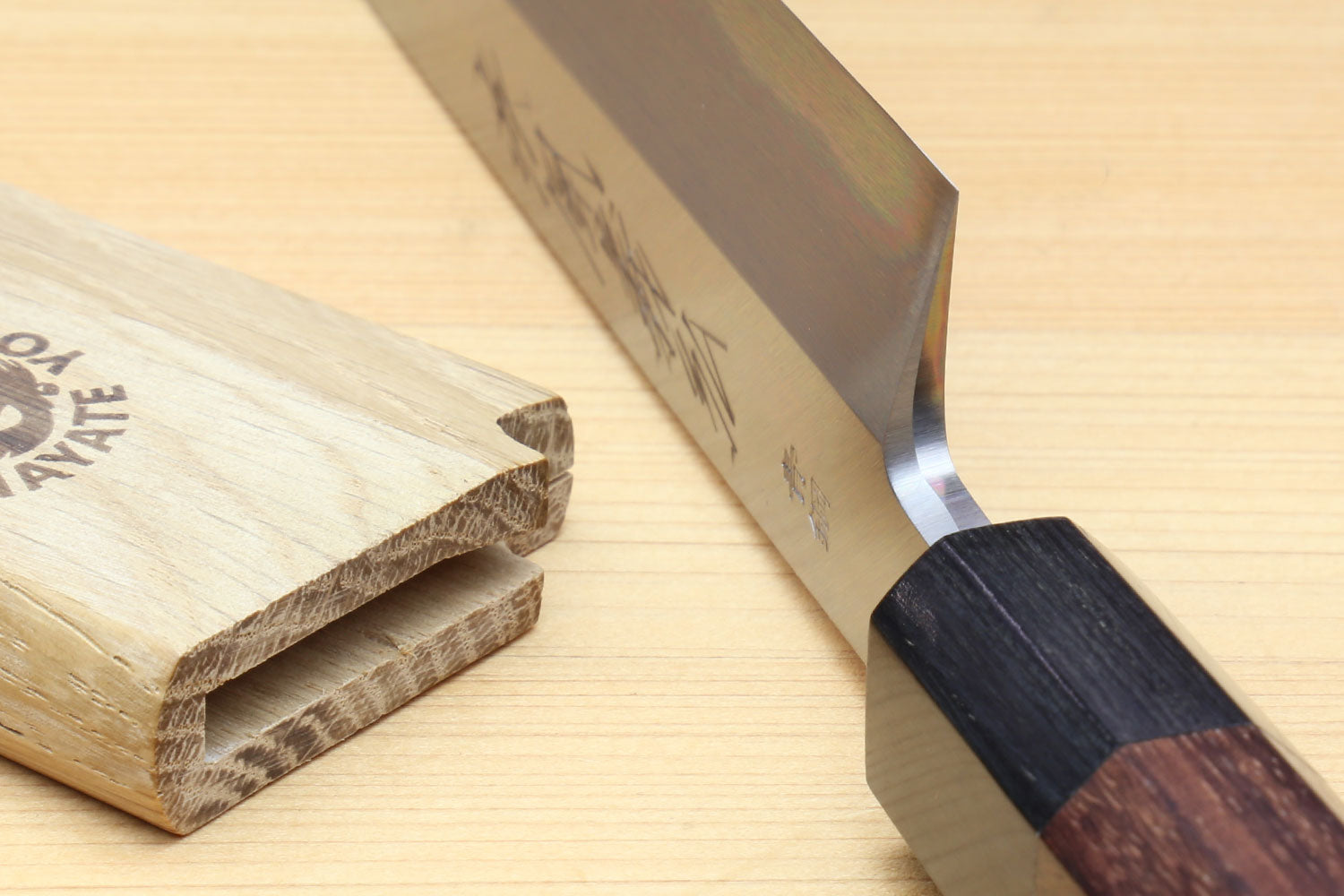 Yoshihiro Hongasumi Blue Steel Yanagi Sushi Sashimi Japanese Knife Rosewood Handle
