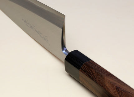 Yoshihiro Hongasumi Ginsan (hakugin) High Carbon Stain Resistant Deba Fish Fillet Knife Shitan Rosewood Handle Single Bolster