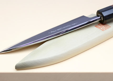 Yoshihiro Hongasumi Ginsan (hakugin) High Carbon Stain Resistant Deba Fish Fillet Knife Shitan Rosewood Handle Single Bolster
