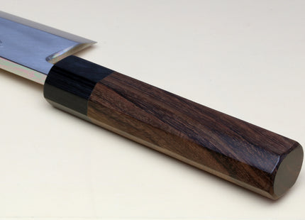 Yoshihiro Hongasumi Ginsan (hakugin) High Carbon Stain Resistant Deba Fish Fillet Knife Shitan Rosewood Handle Single Bolster