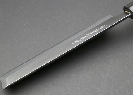 Yoshihiro Hongasumi Ginsan (Hakugin) High Carbon Stain Resistant Edo Usuba Traditional Japanese Vegetable Chopping Chef Knife Shitan Handle