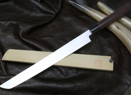 Yoshihiro Hongasumi White Steel Sakimaru Takobiki Sushi Sashimi Japanese Knife Rosewood Handle