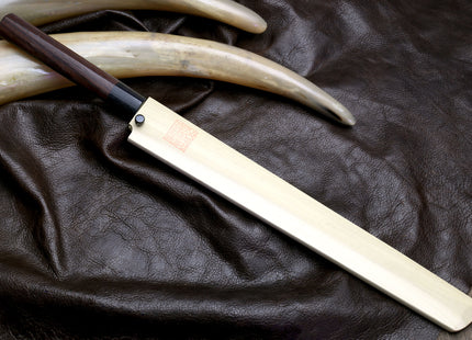 Yoshihiro Hongasumi White Steel Sakimaru Takobiki Sushi Sashimi Japanese Knife Rosewood Handle
