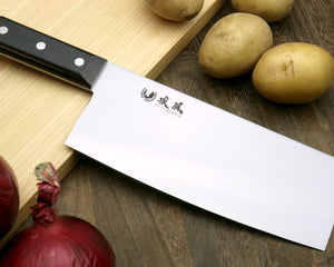 Yoshihiro Inox Chinese Cleaver Vegetable Cutter Multipurpose Chef Knife