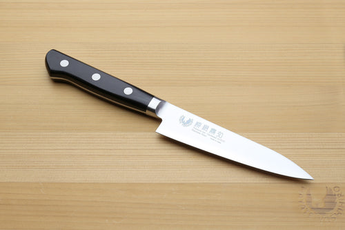 Yoshihiro Inox Stain-resistant Aus-10 Steel Ice Hardened Petty Utility Prep Chef knife