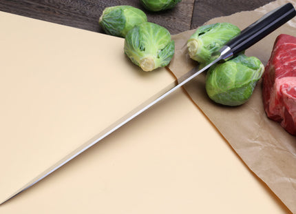 Yoshihiro Inox Stain-resistant Aus-10 Steel Ice Hardened Sujihiki Slicer Chefs Knife