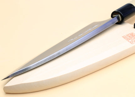 Yoshihiro Kasumi White Steel Deba Fish Fillet Knife Magnolia Handle