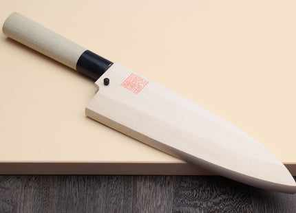 Yoshihiro Kasumi White Steel Deba Fish Fillet Knife Magnolia Handle