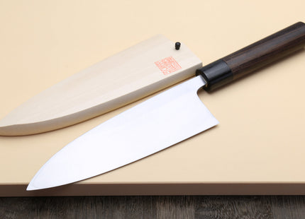 Yoshihiro Kasumi White Steel Deba Fish Fillet Knife Rosewood Handle