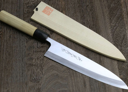 Yoshihiro Kasumi White Steel Mioroshi Filet Sushi Sashimi Japanese Chef Knife