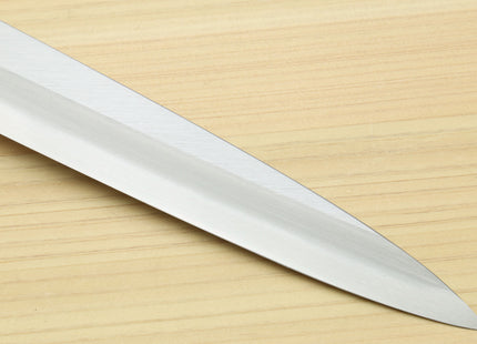 Yoshihiro Kasumi White Steel Yanagi Sushi Sashimi Japanese Knife Magnolia Handle
