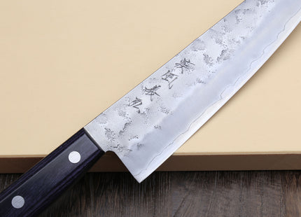 Yoshihiro Stainless Clad Nashiji Ginsan High Carbon Stain Resistant Steel Santoku Multipurpose Knife