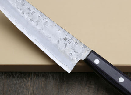 Yoshihiro Stainless Clad Nashiji Ginsan High Carbon Stain Resistant Steel Santoku Multipurpose Knife